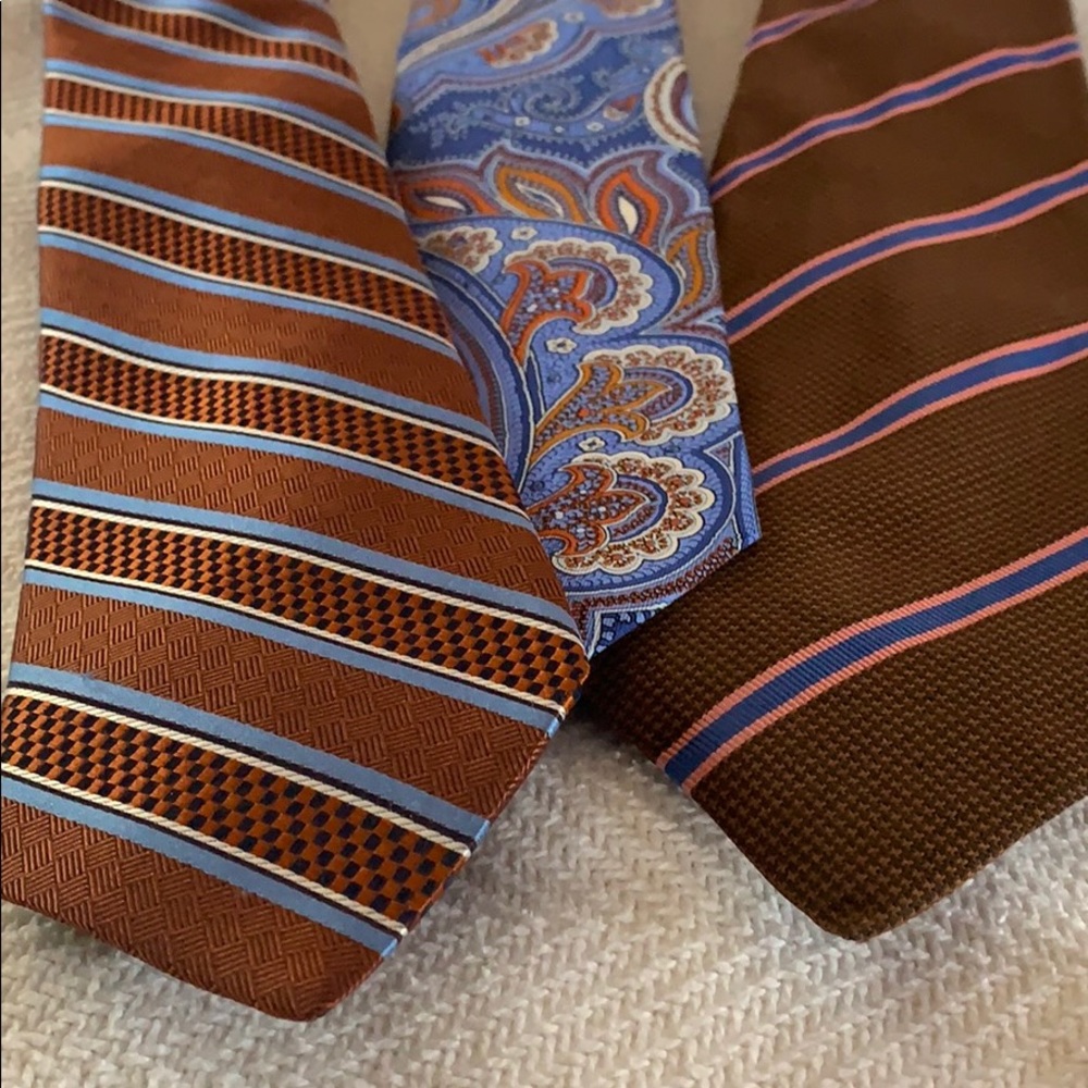 Silk Ties (3, incl. Daniel, Cremieux)